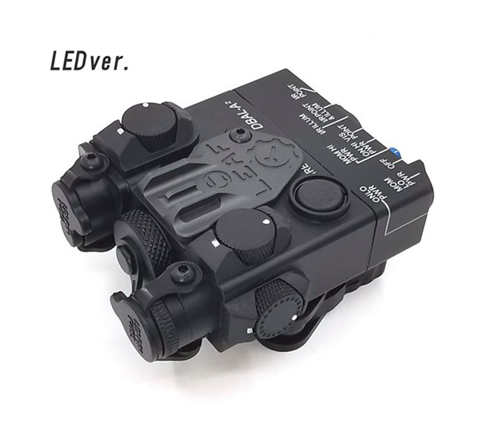 DBAL-A2 LED White weapon light + Red laser Lenses with Remote BK
